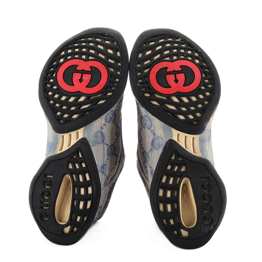 Rhyton Sneakers Jumbo GG Coated Canvas