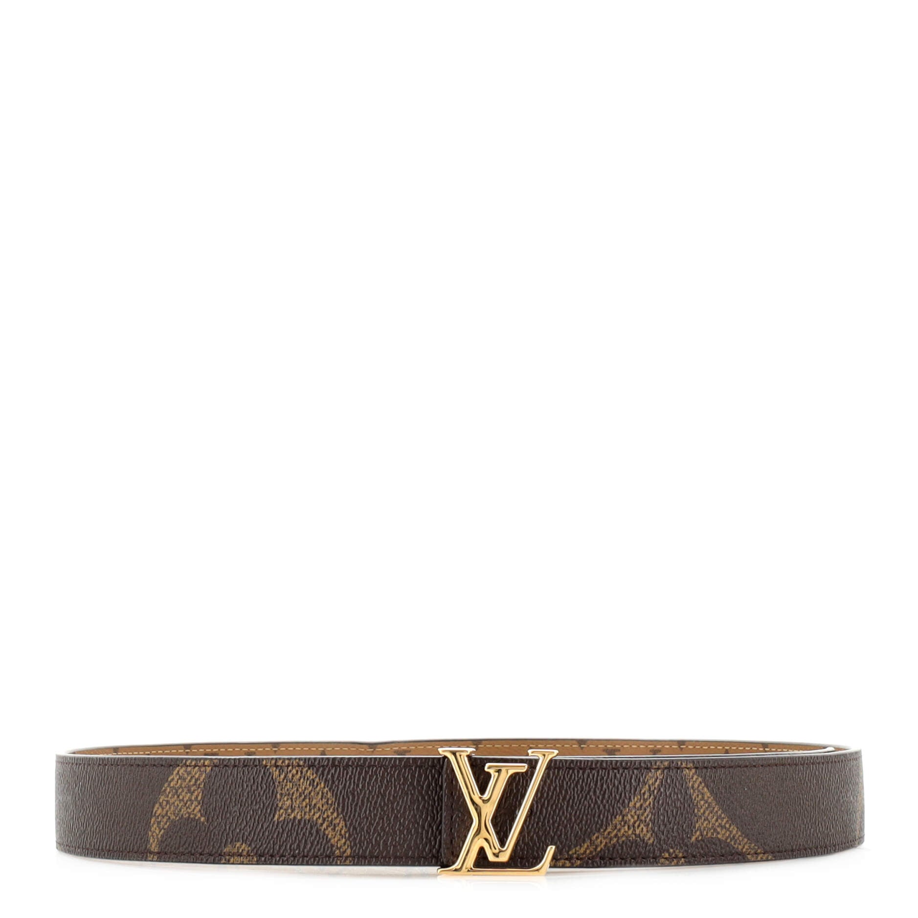 LV Iconic Reversible Belt Reverse Monogram Canvas Medium 90