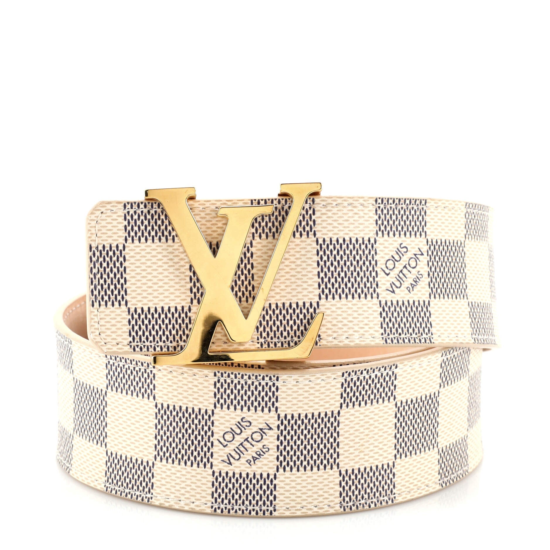 LV Initiales Belt Damier Wide 80