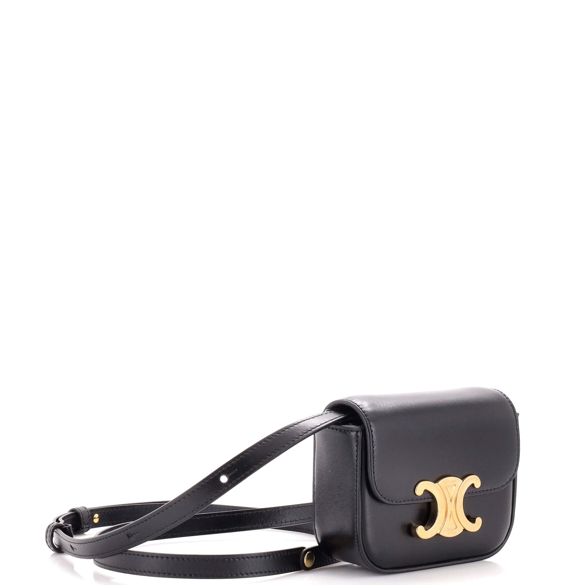 Triomphe Shoulder Bag Smooth Calfskin Mini