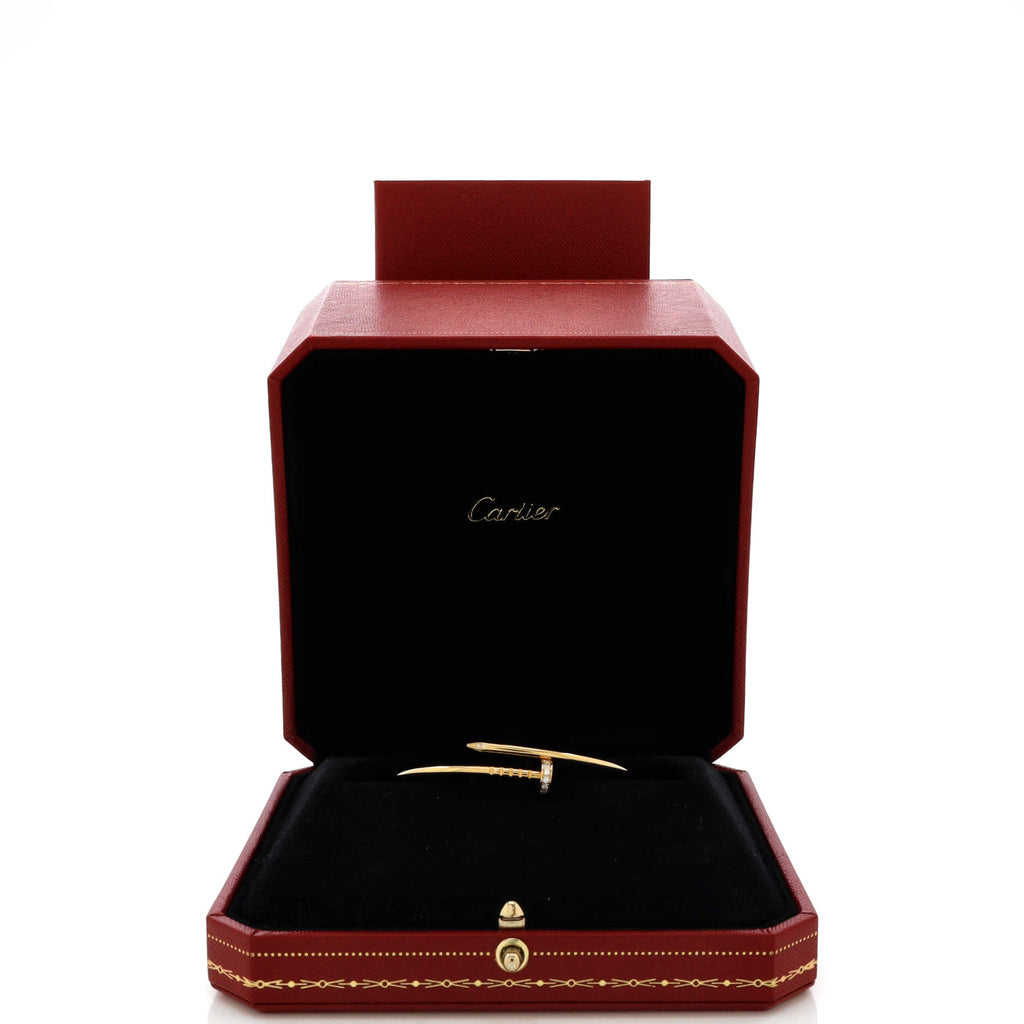 Juste un Clou Bracelet 18K Yellow Gold with Diamonds Small