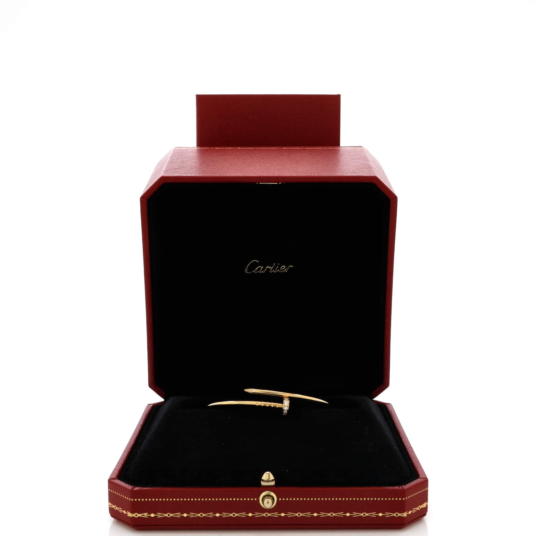 Juste un Clou Bracelet 18K Yellow Gold with Diamonds Small