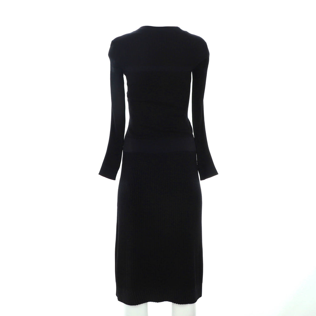 Women's CC Midi-Length Sweater Dress Silk Blend
