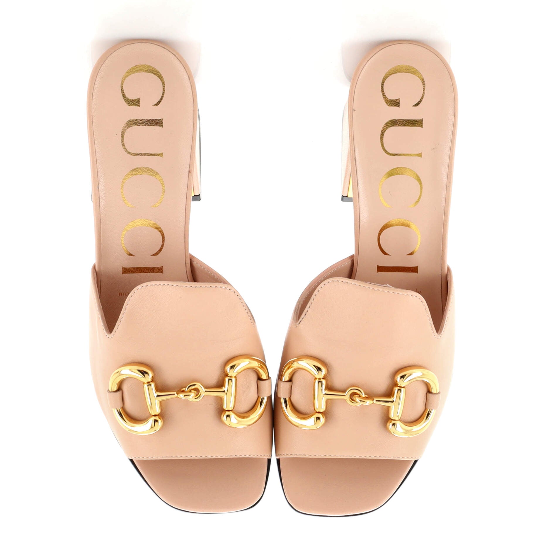 Women's Horsebit Block Heel Sandals Leather