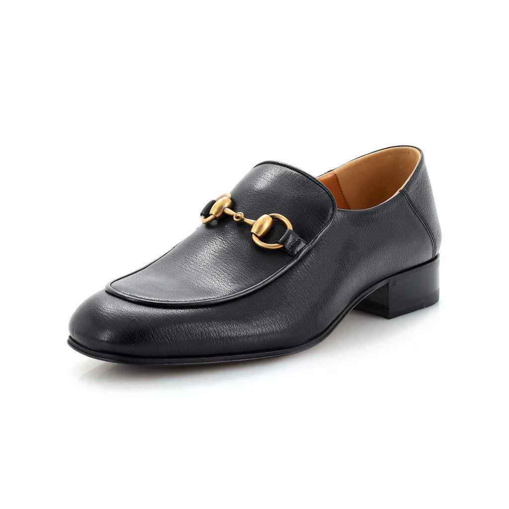 Women's Horsebit Mid-Heel Loafers Leather