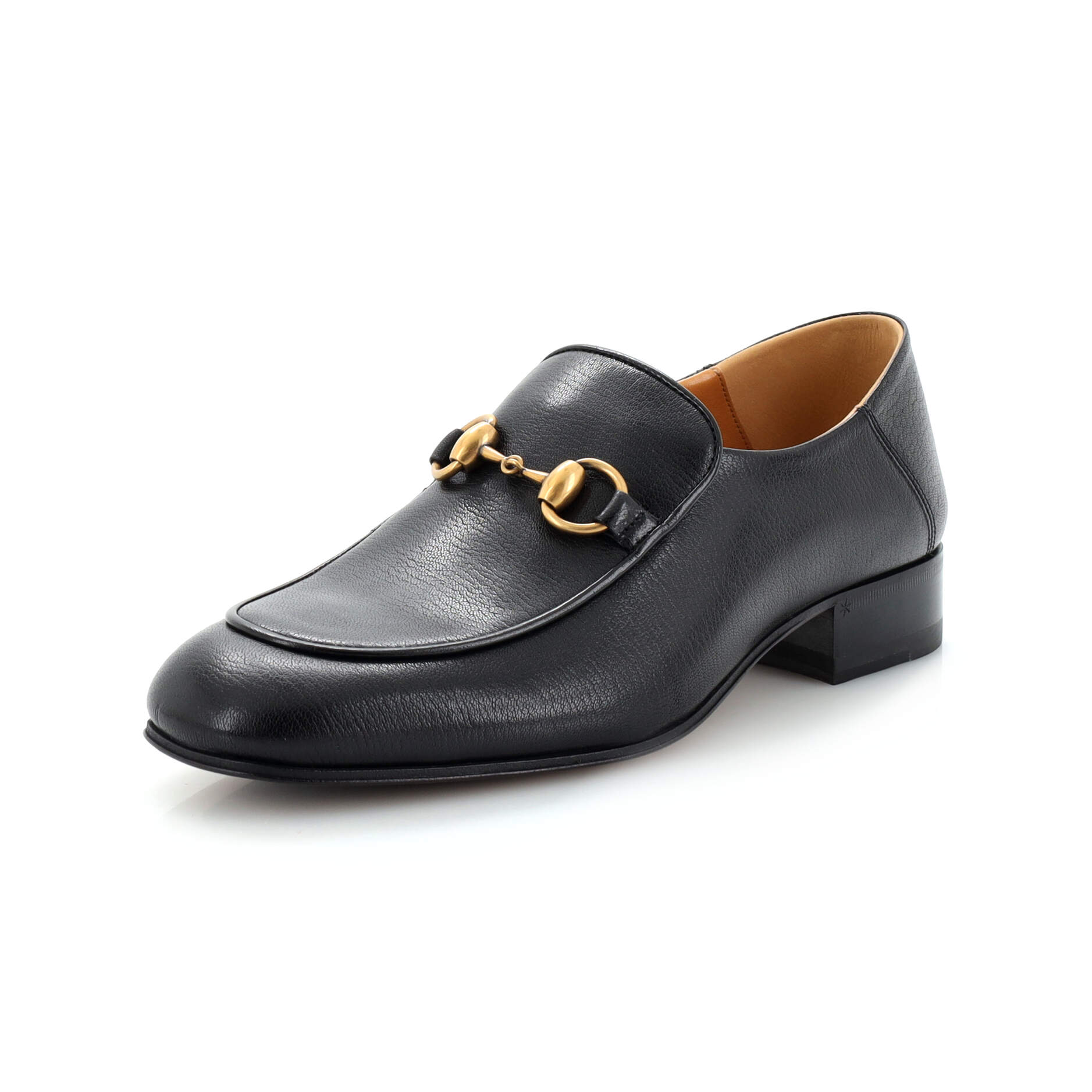 Women's Horsebit Mid-Heel Loafers Leather