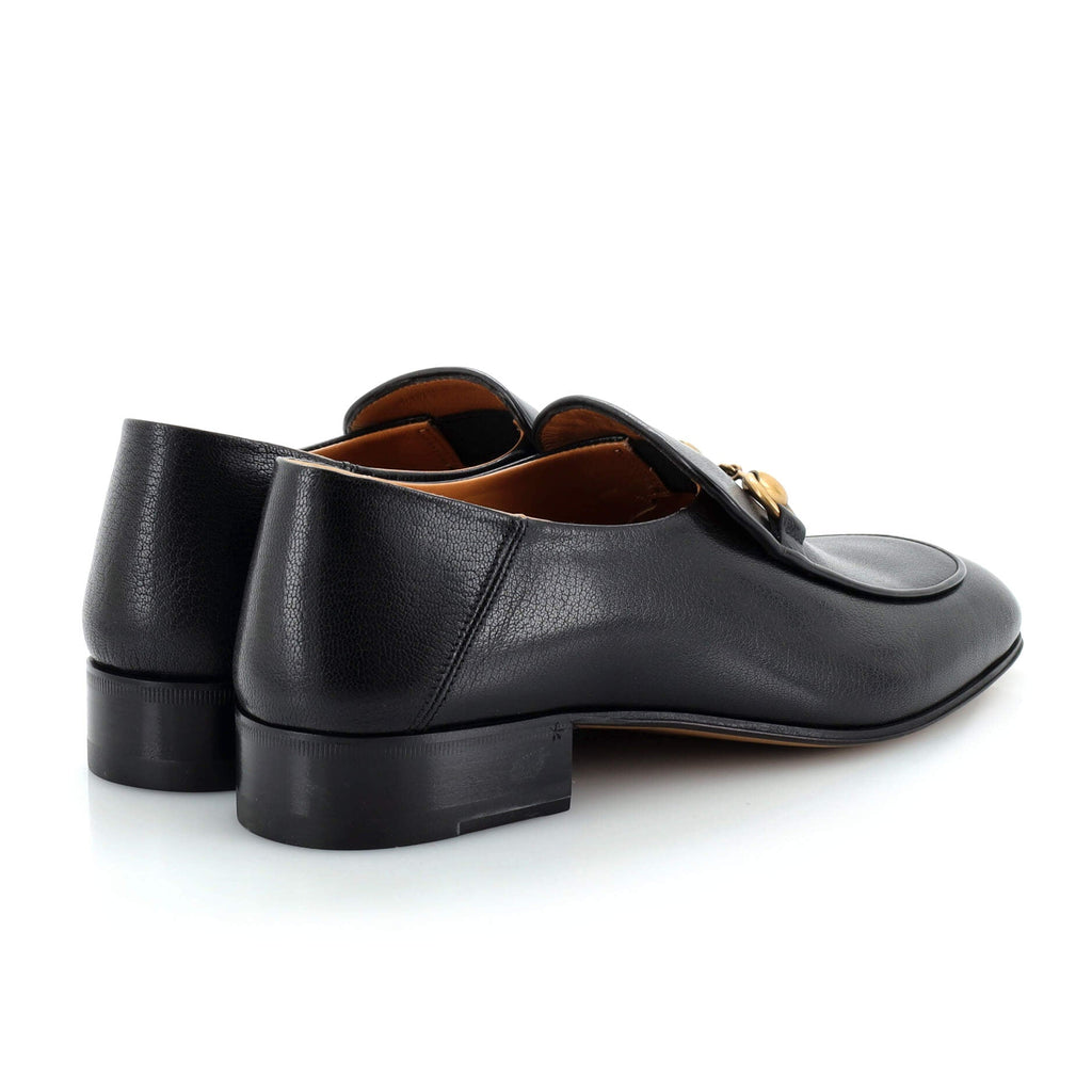 Women's Horsebit Mid-Heel Loafers Leather