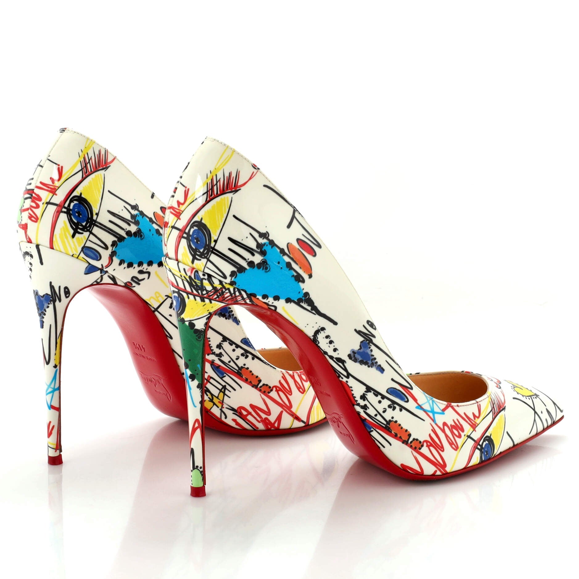Women's Pigalle Follies Pumps Printed Patent 100