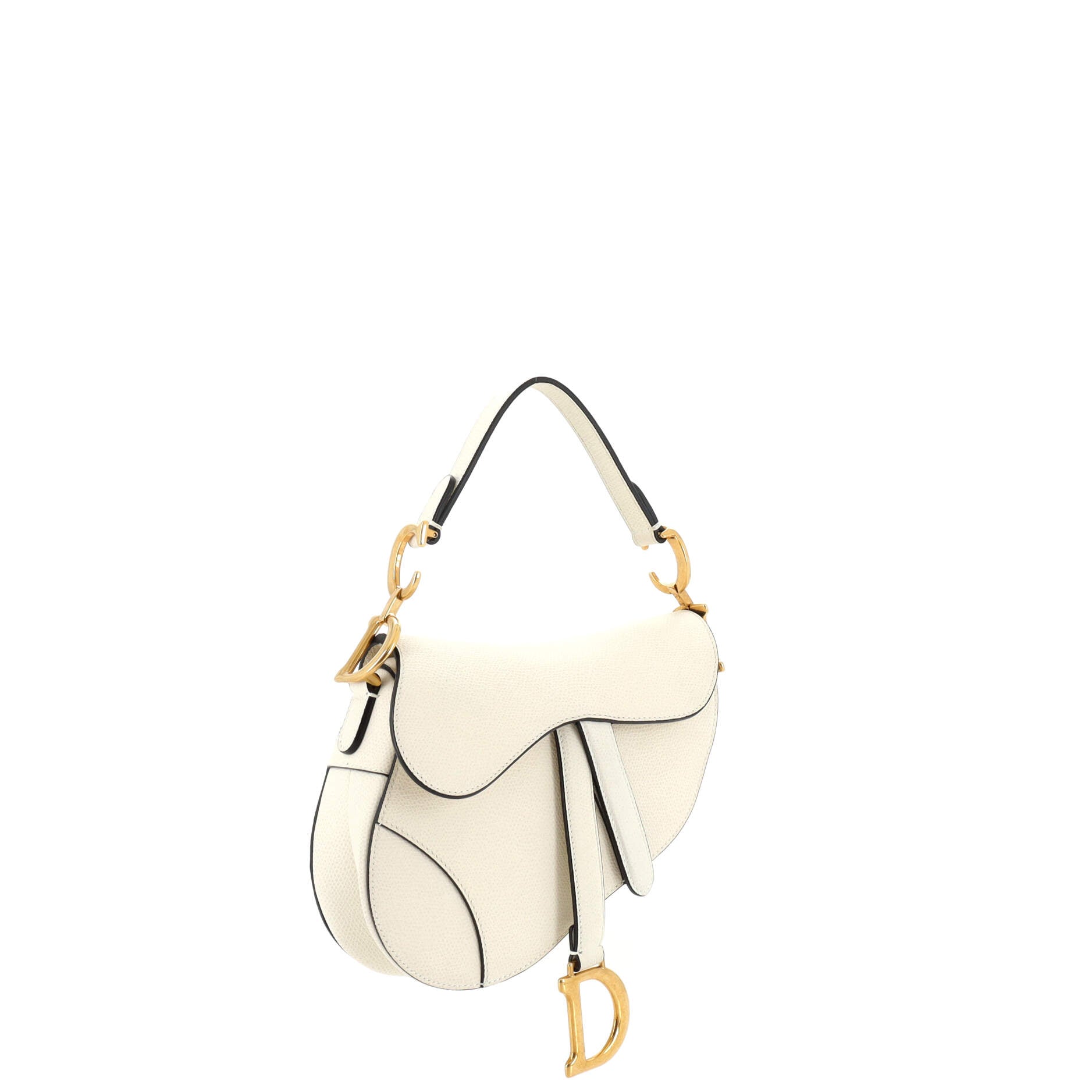 Saddle Handbag Leather Mini