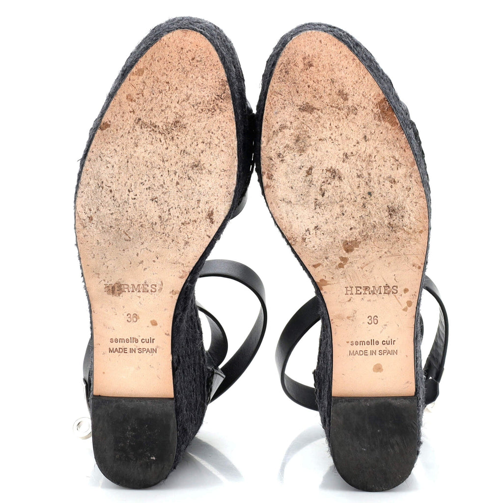 Women's Tipoli Wedge Espadrille Sandals Leather