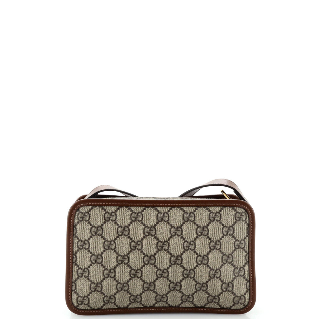 Interlocking G Patch Camera Bag GG Coated Canvas Mini