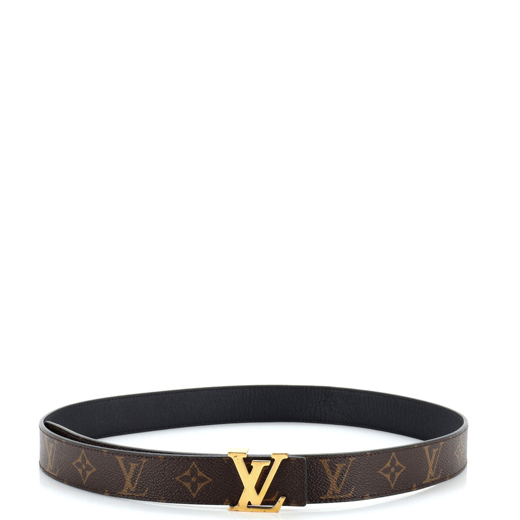 LV Initiales Reversible Belt Monogram Canvas and Leather Medium 90