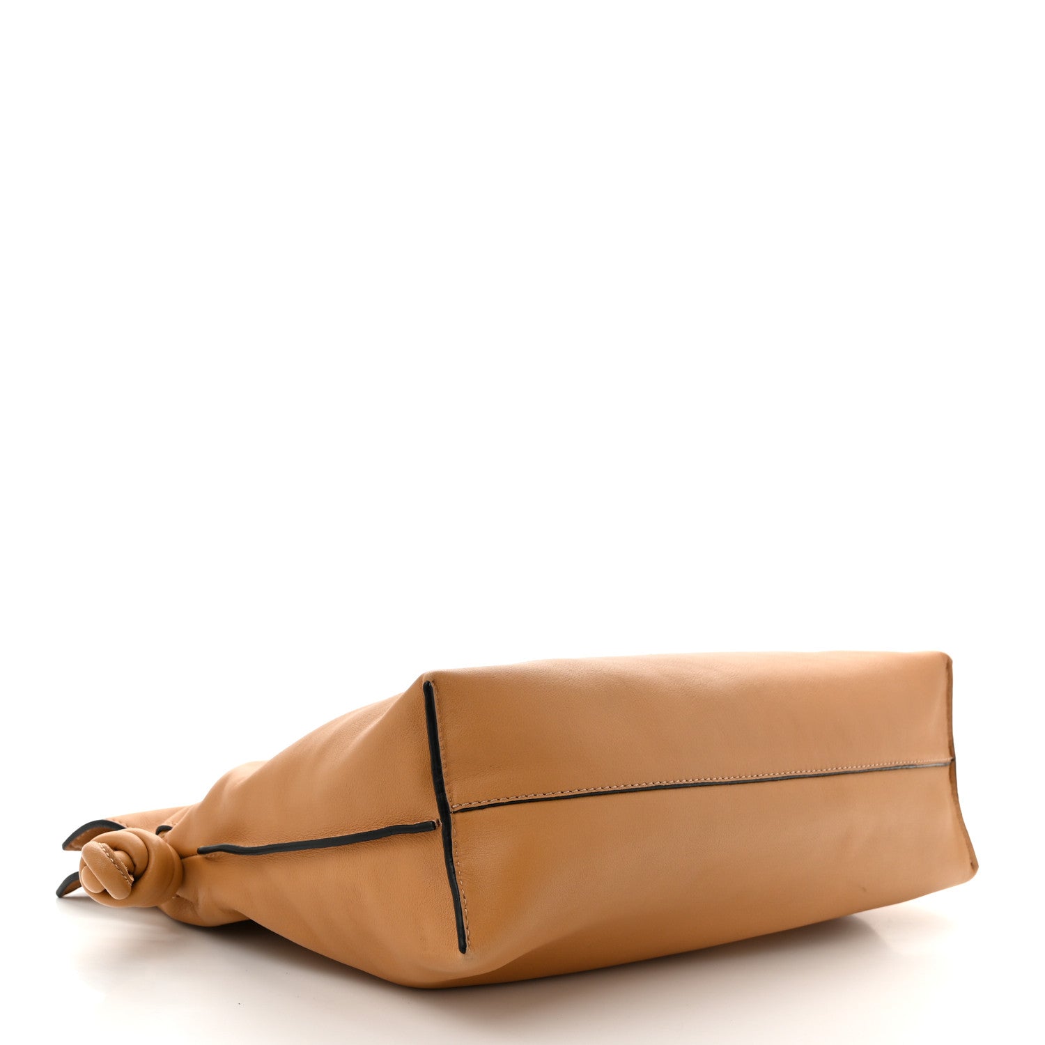 Nappa Medium Flamenco Knot Bag Warm Desert