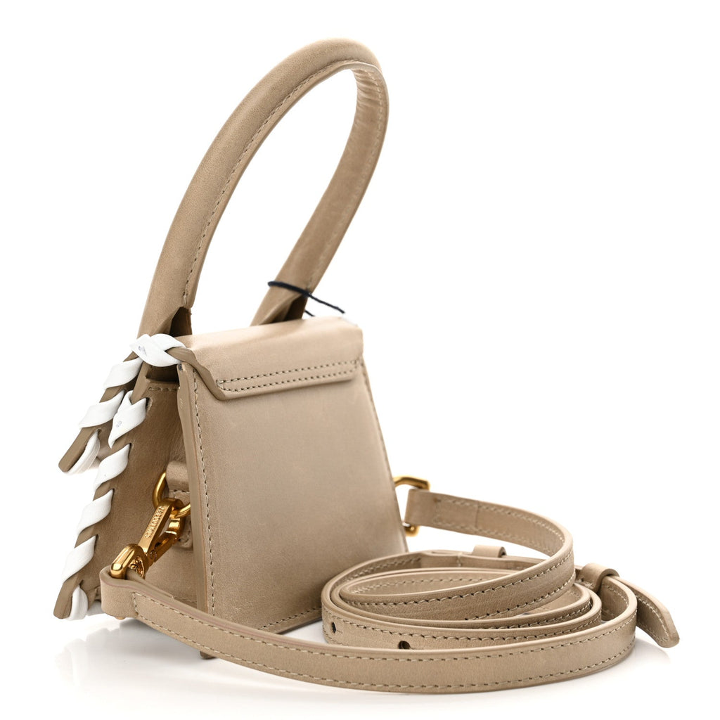 Calfskin Le Chiquito Whipstitch Beige