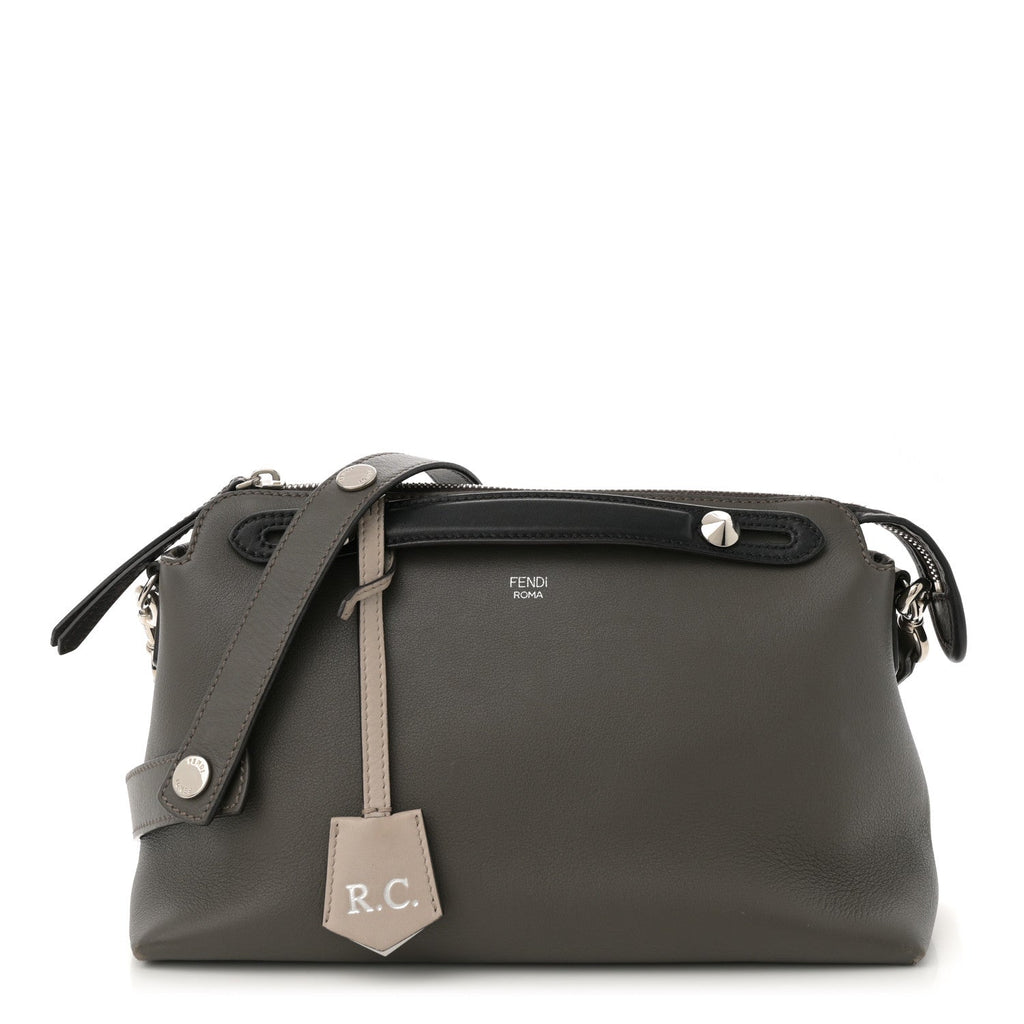 Vitello Dolce 4 Color Medium By The Way Boston Bag Carbone Grigio Polvere Multicolor