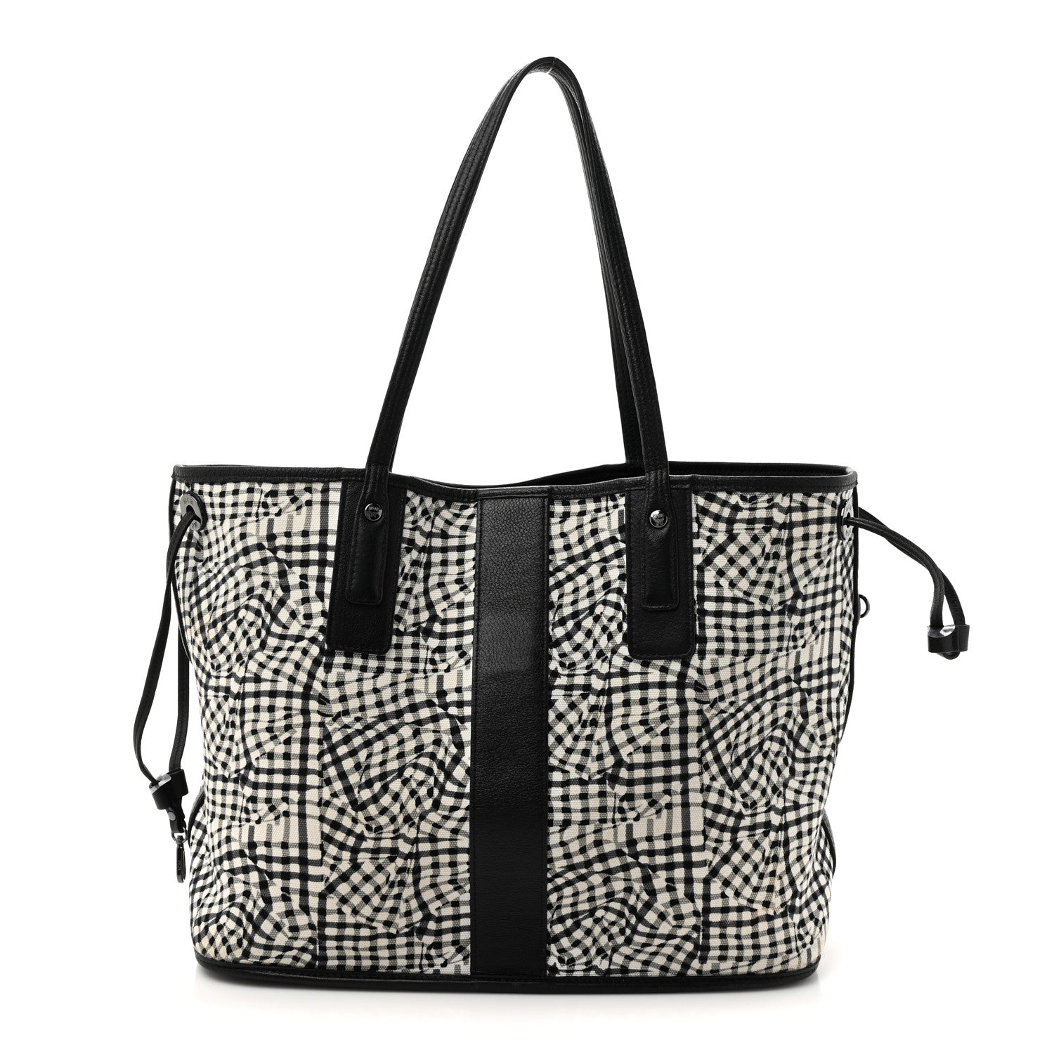 Visetos Medium Liz Reversible Shopper Tote Black
