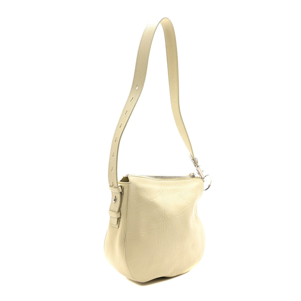 Grainy Calfskin Knight Crossbody Bag Hunter