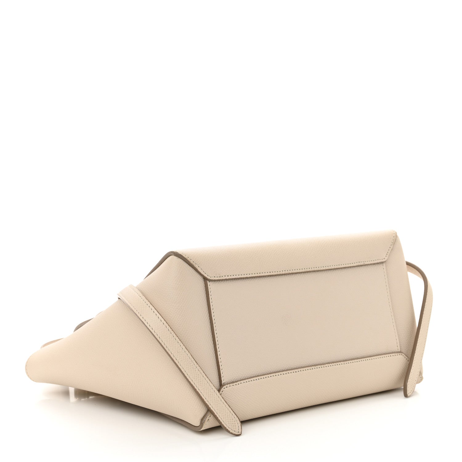 Grained Calfskin Micro Belt Bag Light Taupe