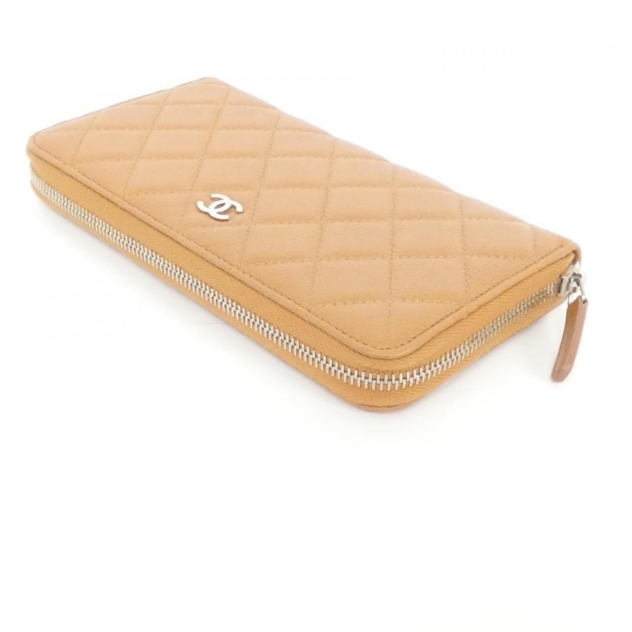 Chanel Timeless Classic Caviar Skin Long Wallet