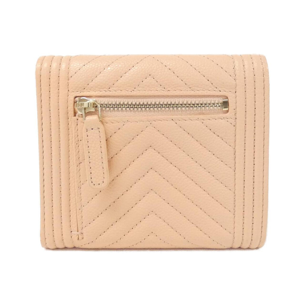 Chanel Boy Chanel Caviar Skin Wallet