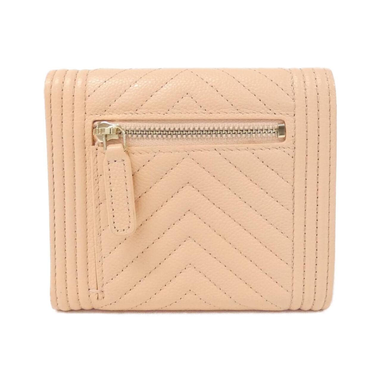 Chanel Boy Chanel Caviar Skin Wallet
