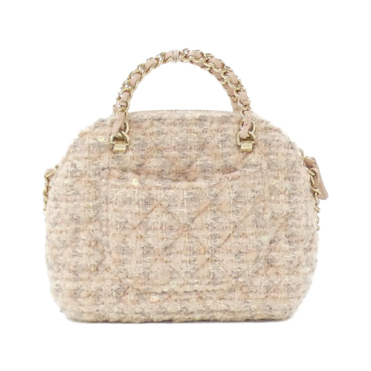 Chanel AP3354 Cotton Wool Tweed Chain Clutch