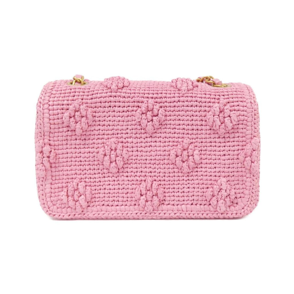 Chanel AS4518 Raffia Effect Weaving Shoulder Bag