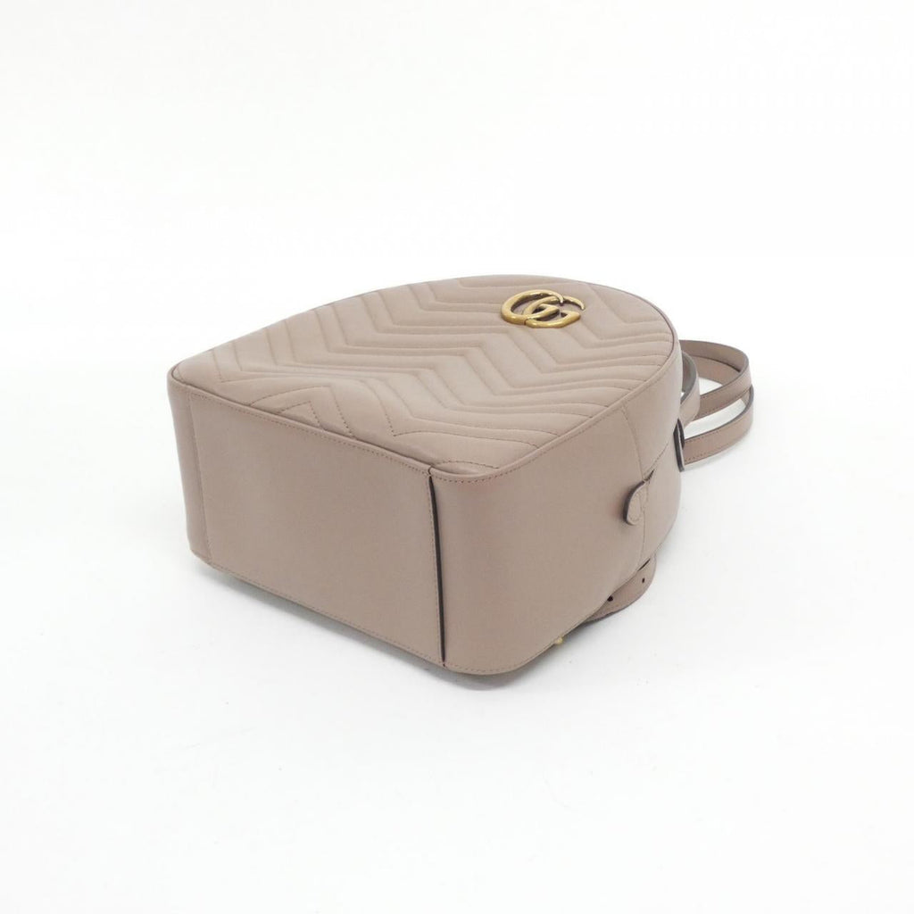 Gucci GG MARMONT Quilting Chevron Leather Backpack