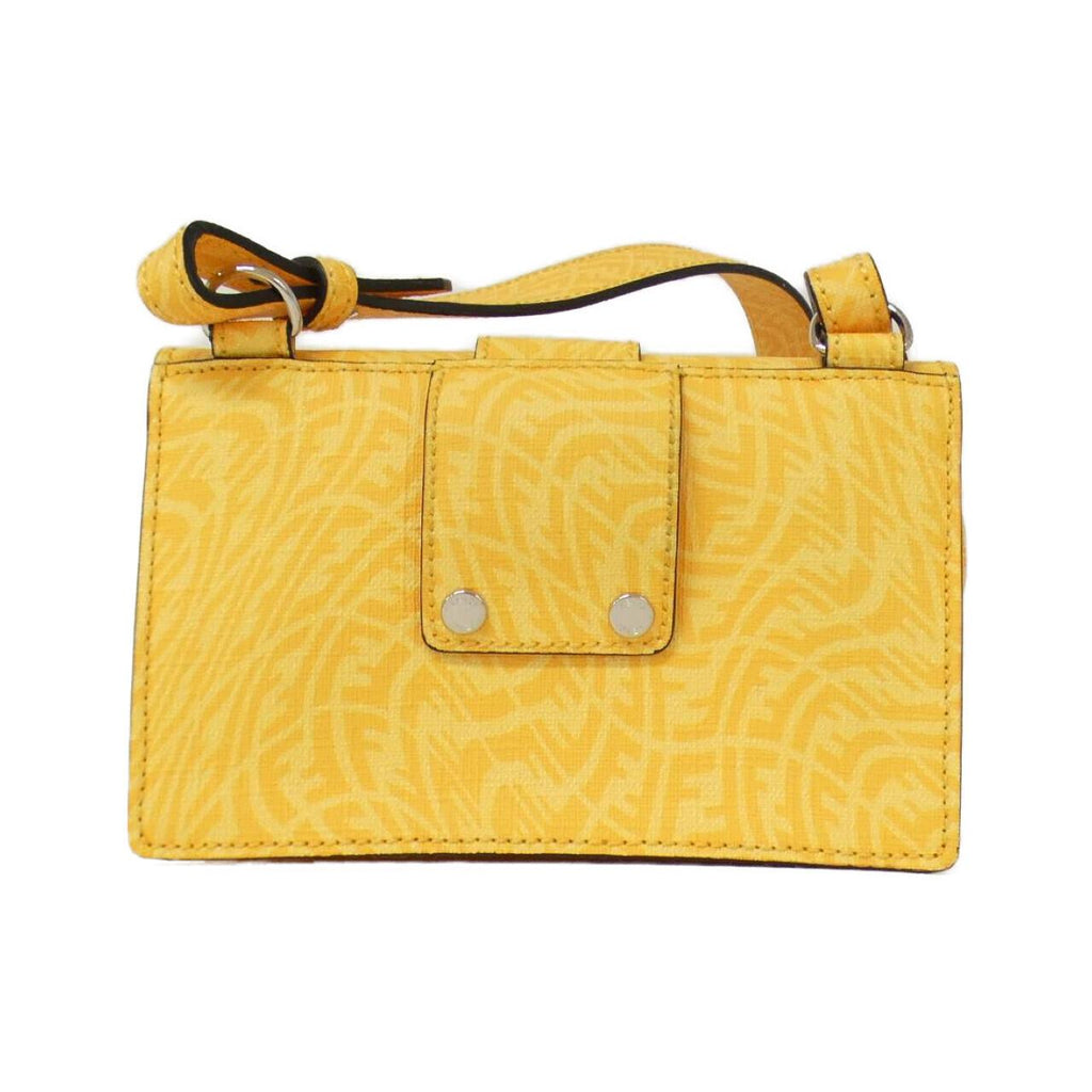 Fendi Baguette Coated Canvas Shoulder Bag