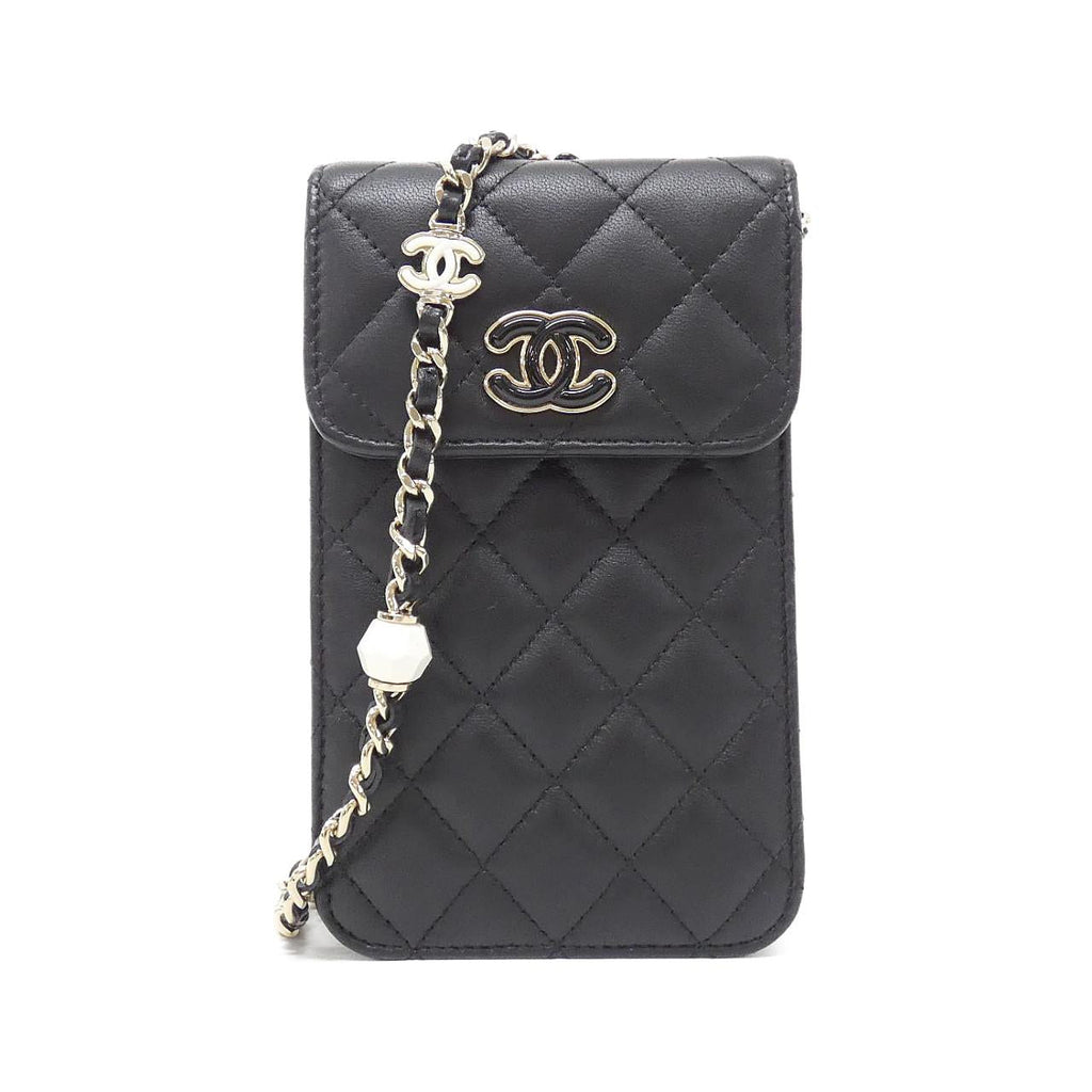 Chanel AP3228 Satin Finish Lambskin Phone Case