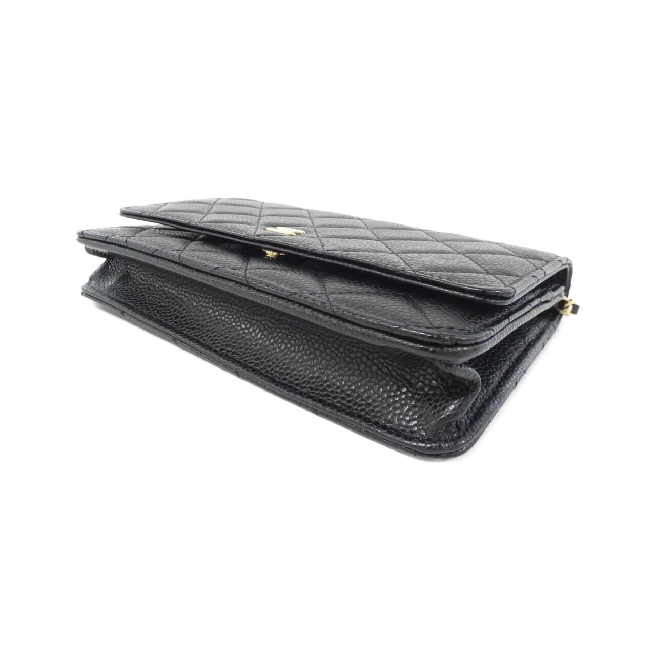 Chanel Timeless Classic Caviar Wallet on Chain