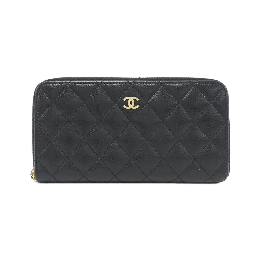 Chanel Timeless Classic Caviar Skin Long Wallet