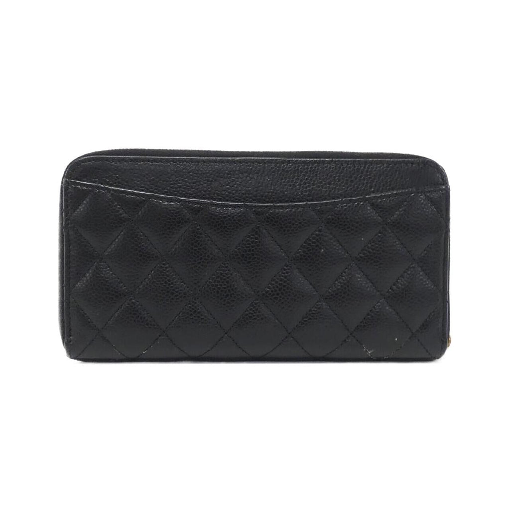 Chanel Timeless Classic Caviar Skin Long Wallet