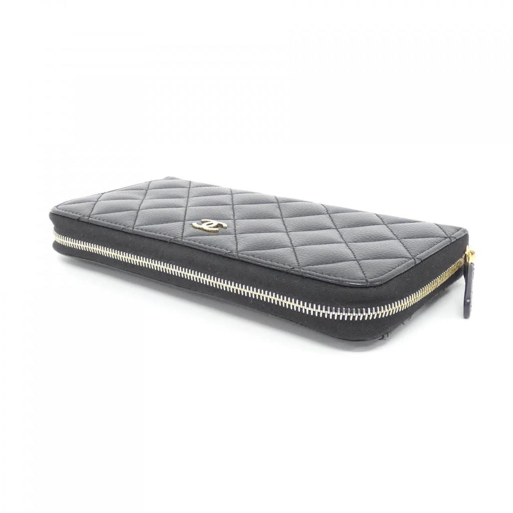 Chanel Timeless Classic Caviar Skin Long Wallet