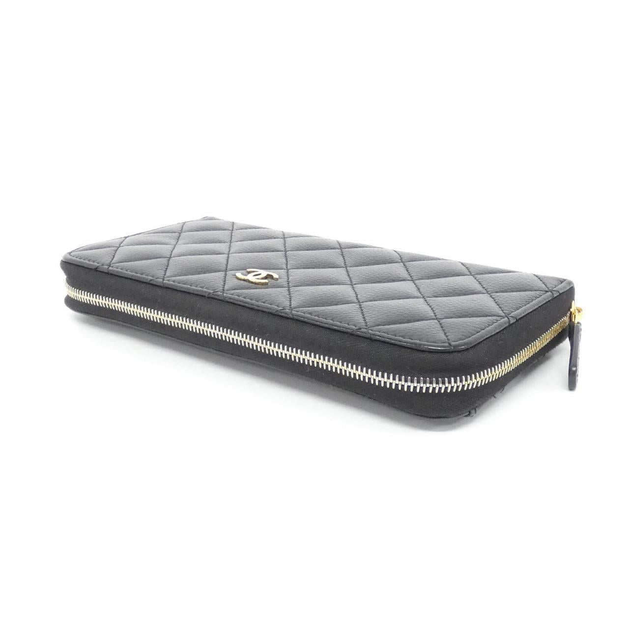 Chanel Timeless Classic Caviar Skin Long Wallet