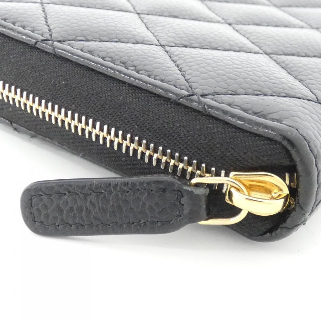 Chanel Timeless Classic Caviar Skin Long Wallet