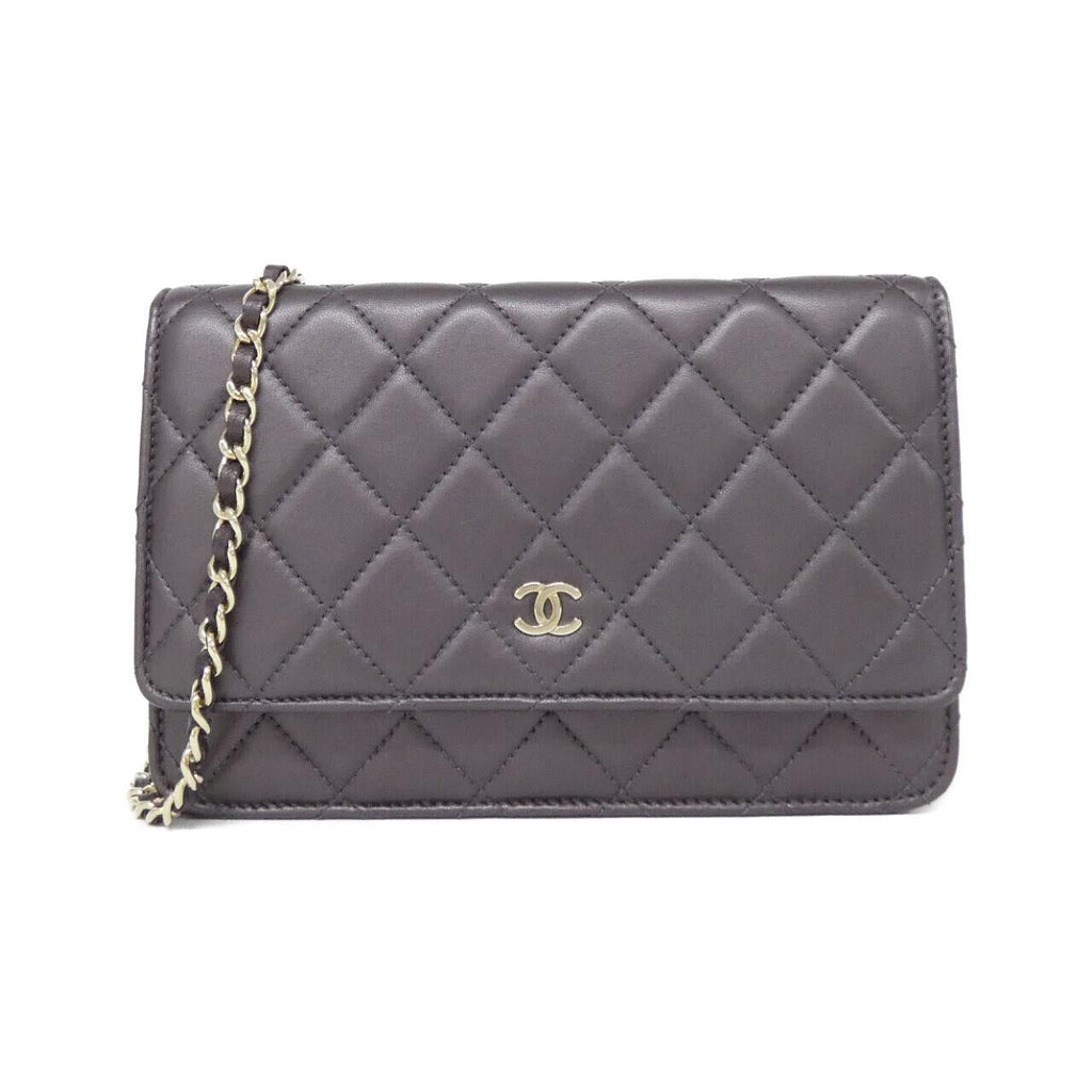 Chanel Timeless Classic Line Lambskin Chain Wallet