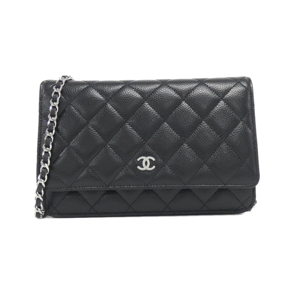 Chanel Timeless Classic Caviar Skin Wallet on Chain