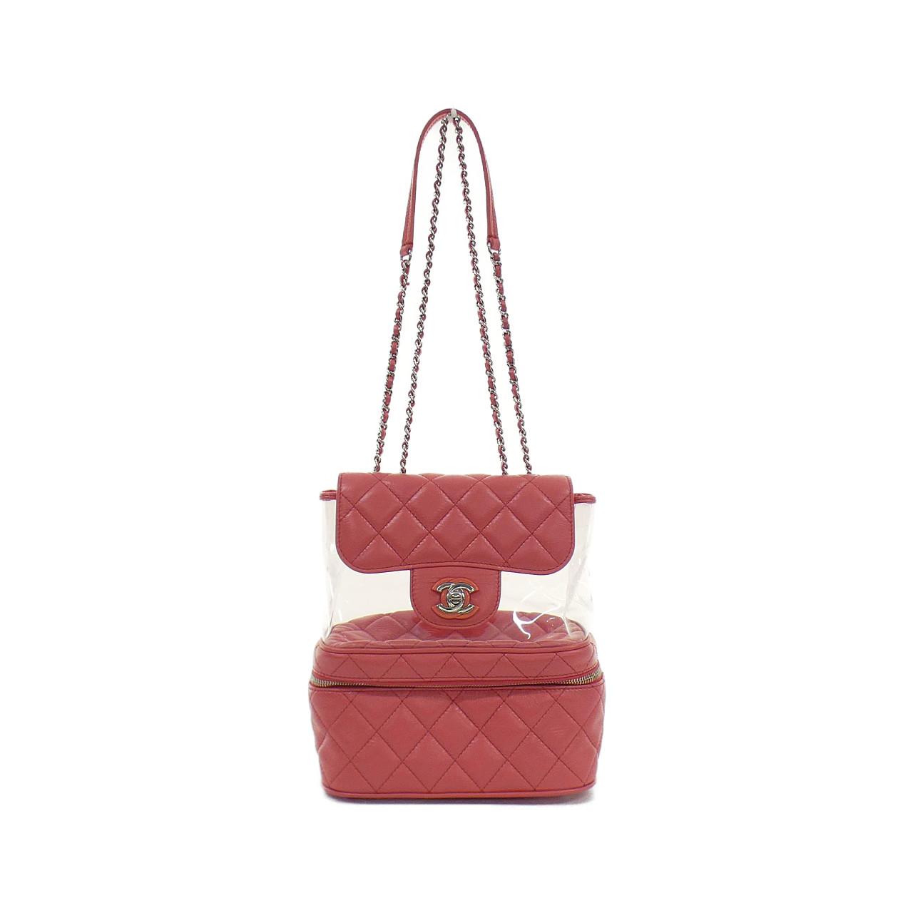 Chanel Calfskin PVC Shoulder Bag