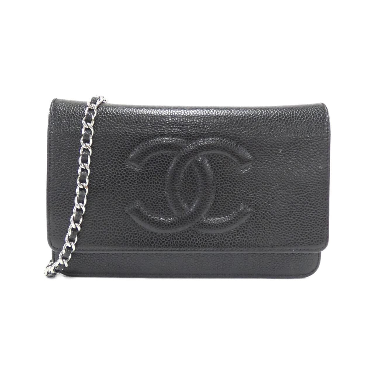 Chanel Timeless CC Line Caviar Skin Wallet