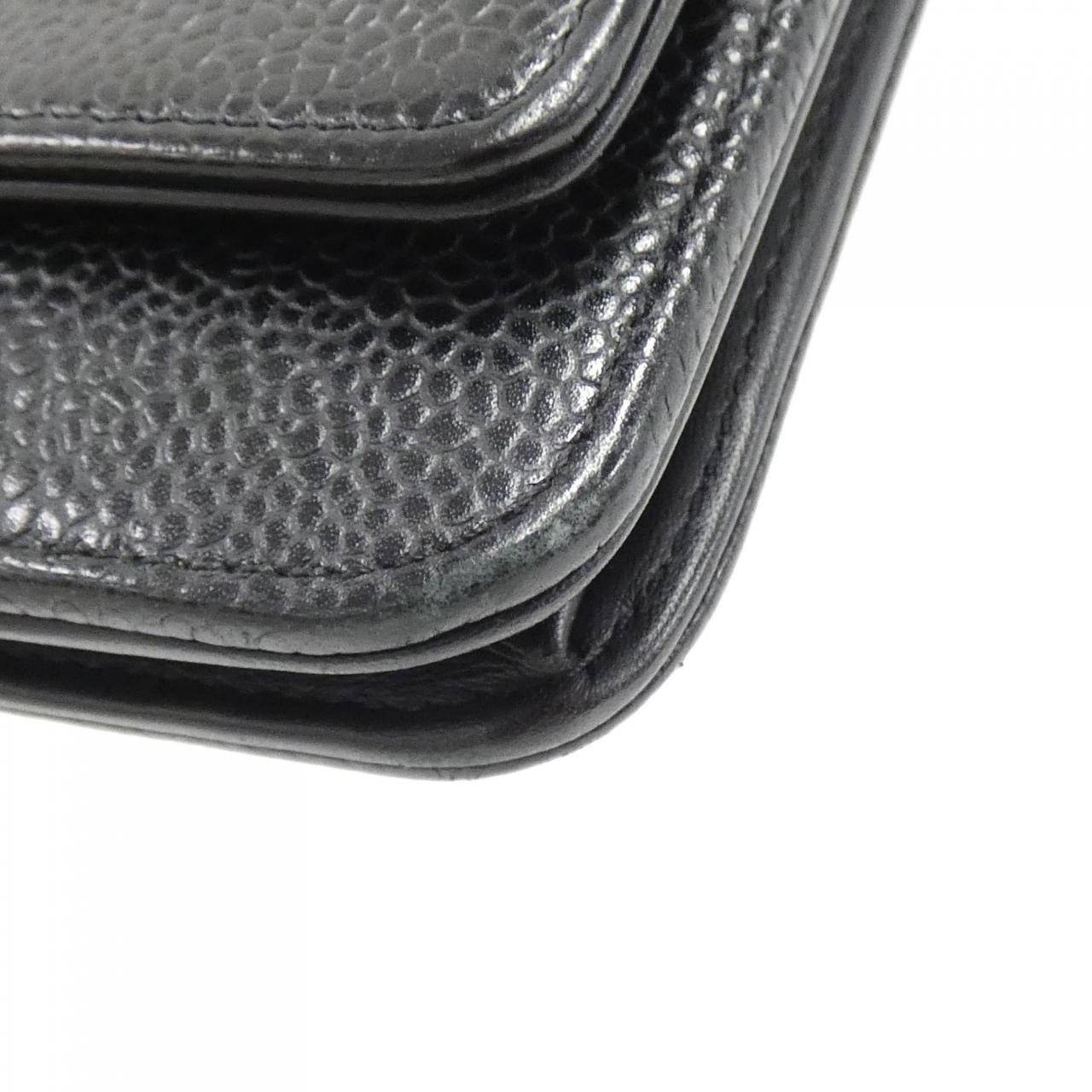Chanel Timeless CC Line Caviar Skin Wallet