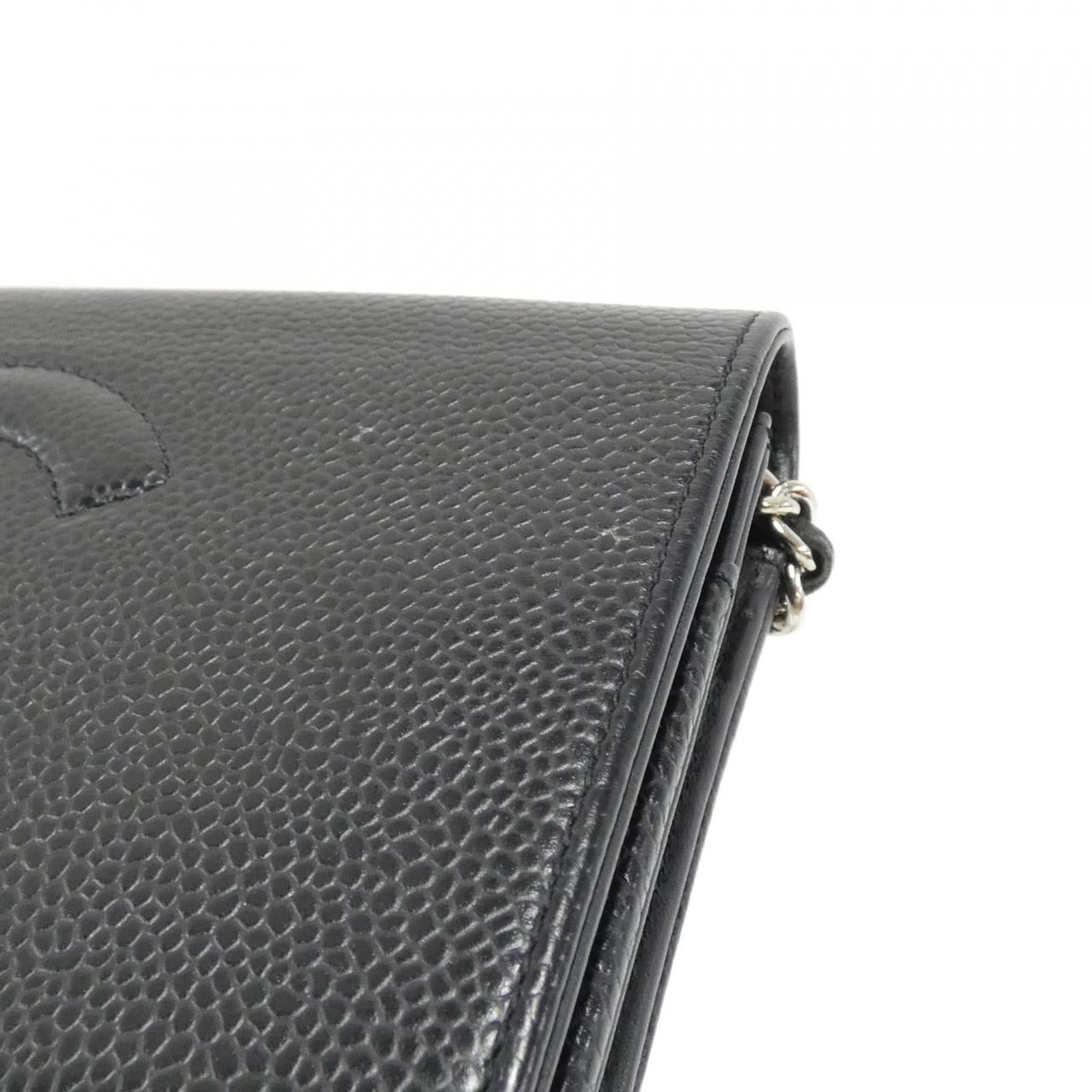 Chanel Timeless CC Line Caviar Skin Wallet