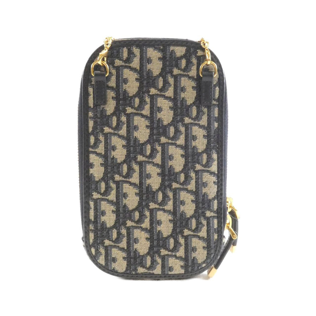 Christian Dior 30 Montaigne Dior Oblique Canvas Phone Holder