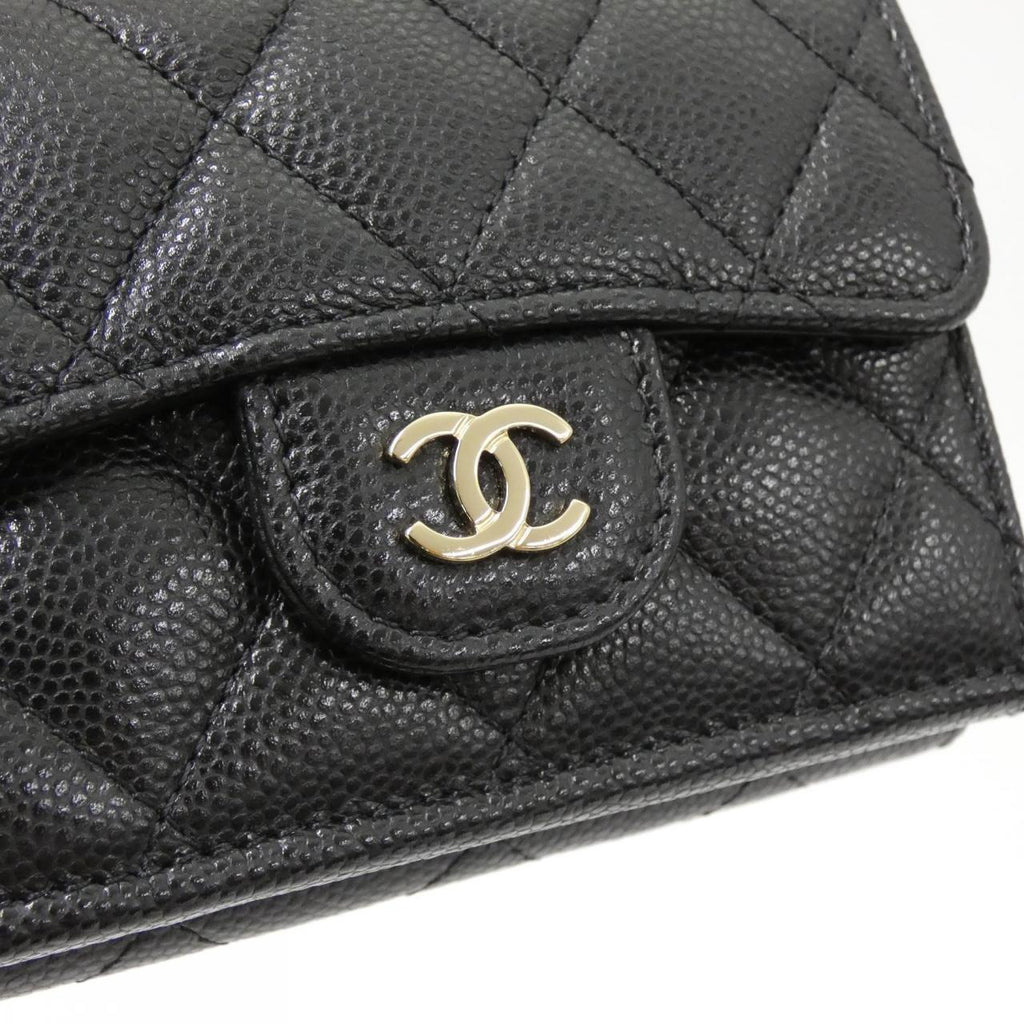 Chanel Timeless Classic Caviar Skin Wallet
