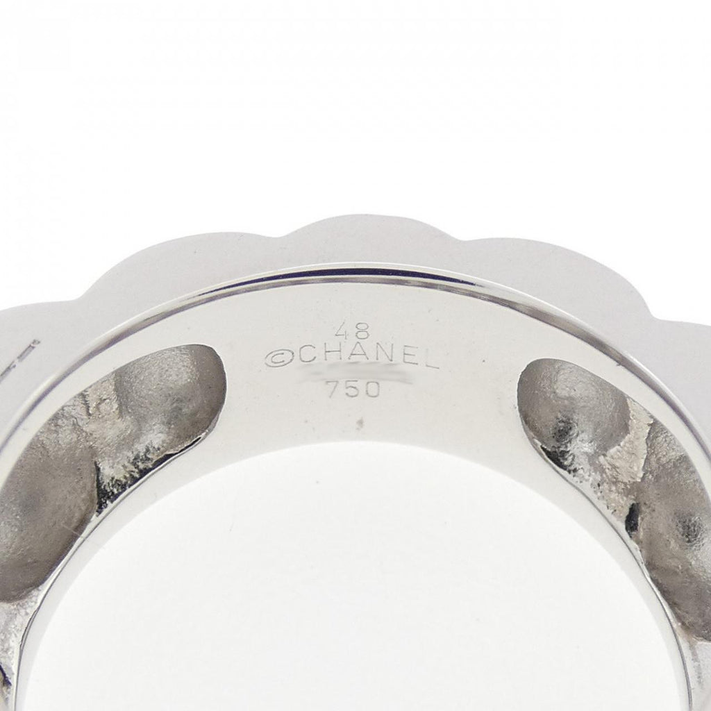 Chanel Profil de Camélia Au750 Diamond Ring