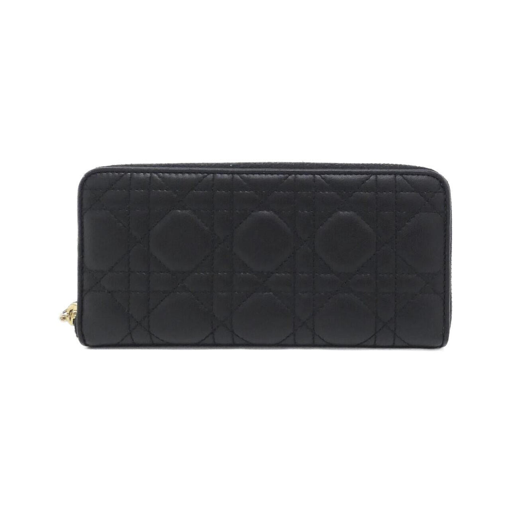 Christian Dior Lady Dior Voyageur Lambskin Wallet