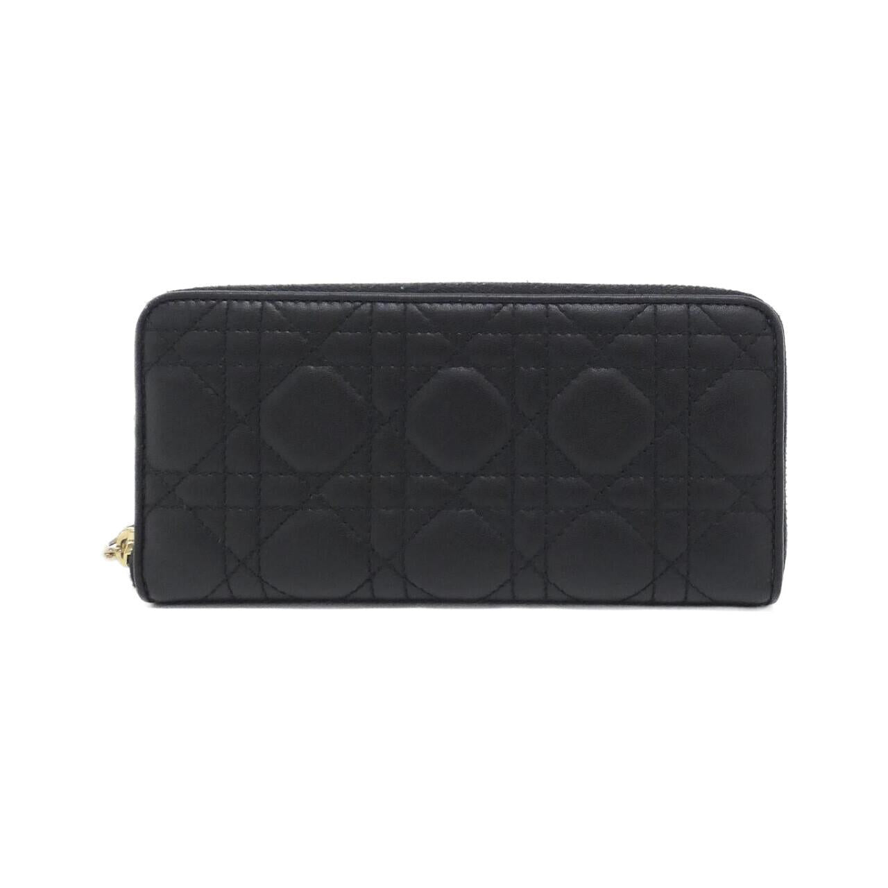 Christian Dior Lady Dior Voyageur Lambskin Wallet