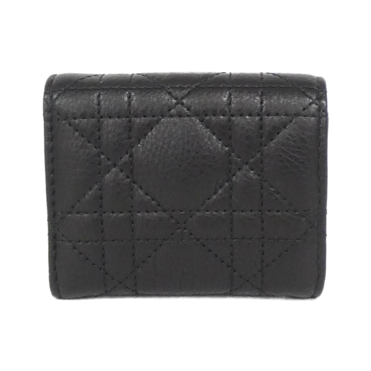 Christian Dior DIOR CARO HIBISCUS Calfskin Wallet