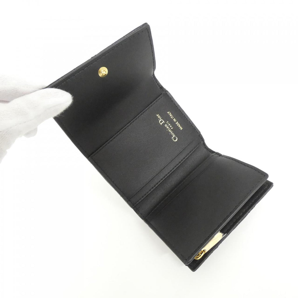 Christian Dior DIOR CARO HIBISCUS Calfskin Wallet