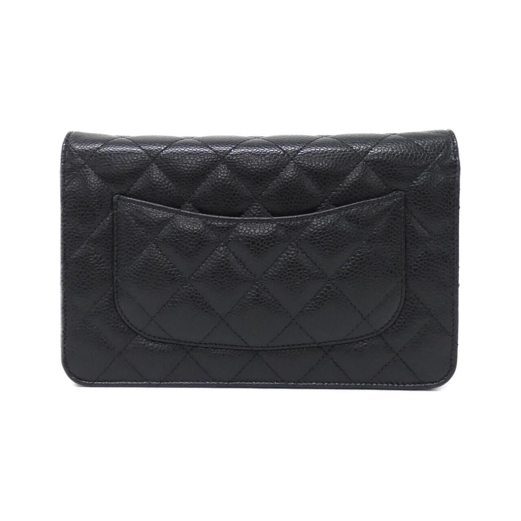 Chanel Timeless Classic Caviar Skin Wallet on Chain